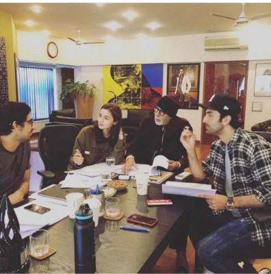 Amitabh Bachchan, Ranbir Kapoor, Alia Bhatt in one frame for Brahmastra