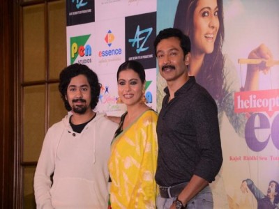 Kajol, Riddhi Sen promote Helicopter Eela in Kolkata