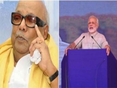 PM Modi prays for recovery of Karunanidhi, talks to his son and daughter