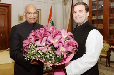 Rahul Gandhi meets President Kovind today