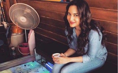 Sonakshi Sinha enjoys fish pedicure in Pattaya