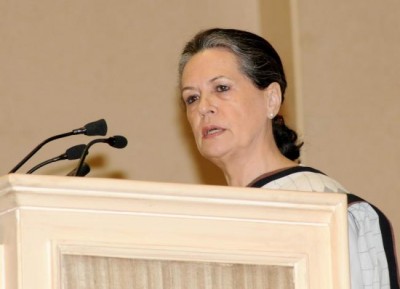 Narendra Modi speaks so much, but remains silent on real issues: Sonia Gandhi