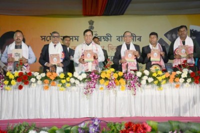 Sonowal attends 69th foundation day of Village Defence Organization at Duliajan