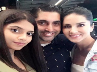 Sunny Leone hangs out with brother and sister-in-law, shares image on Twitter