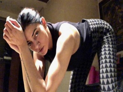 Sushmita Sen hits gym, trains hard