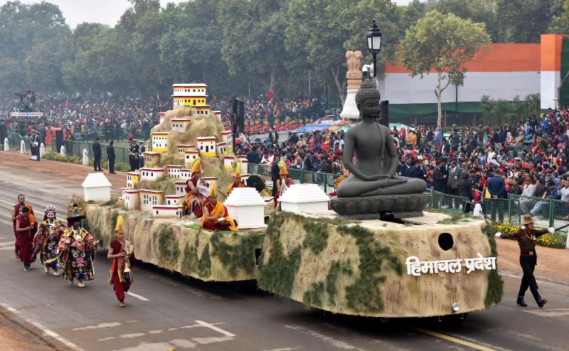 Dress rehearsal for Republic Day in Delhi