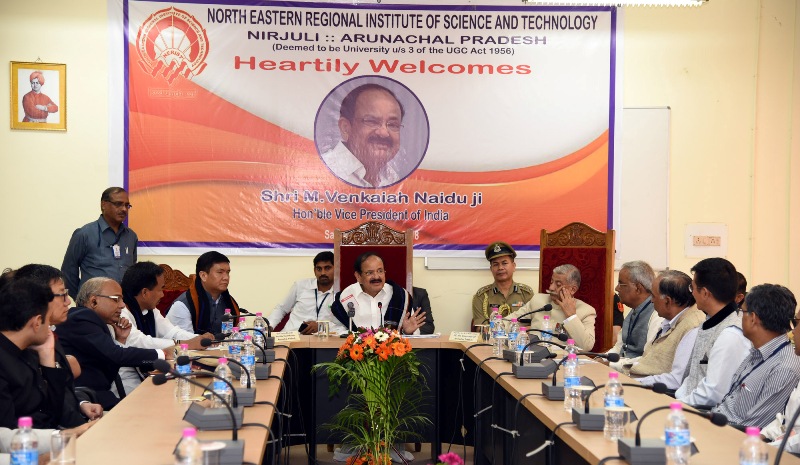  Venkaiah Naidu addresses gathering in Itanagar 