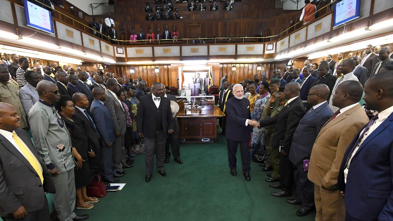 Narendra Modii in Uganda 