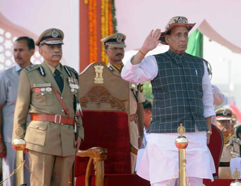 Rajnath Singh attends 57th Raising Day Parade of Indo-Tibetan Border Police