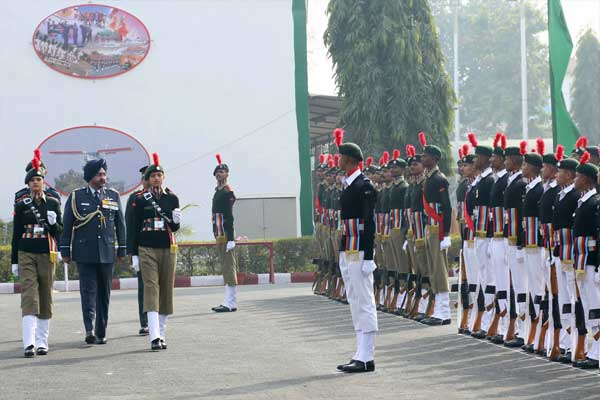 Air Chief Marshal BS Dhanoa visits DG NCC Republic Day Camp