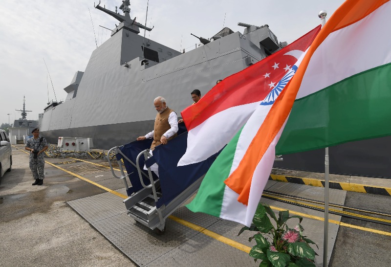 Narendra Modi enplanes for India after three-nation visit  