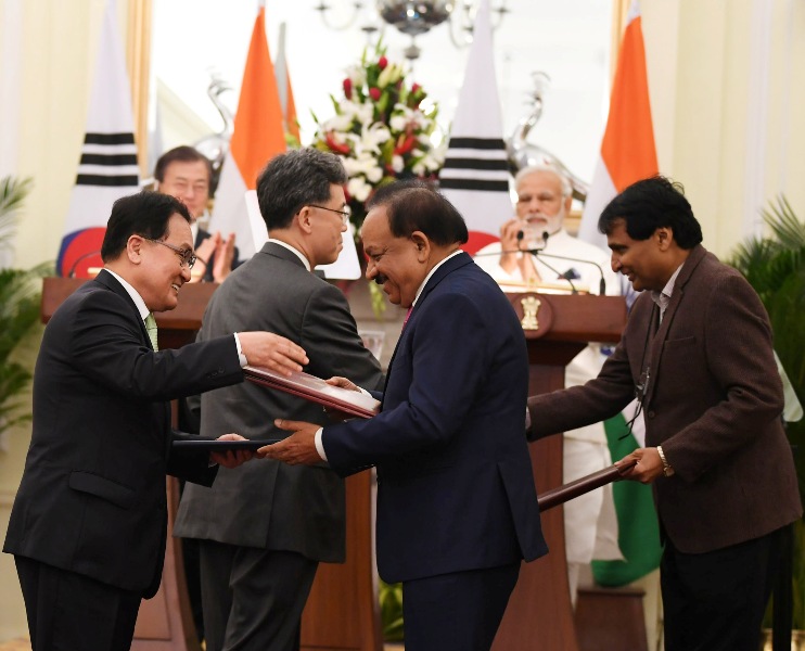  Moon Jae-in visits Hyderabad House