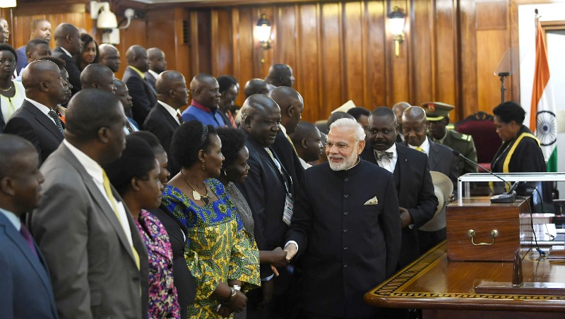  Narendra Modii in Uganda 
