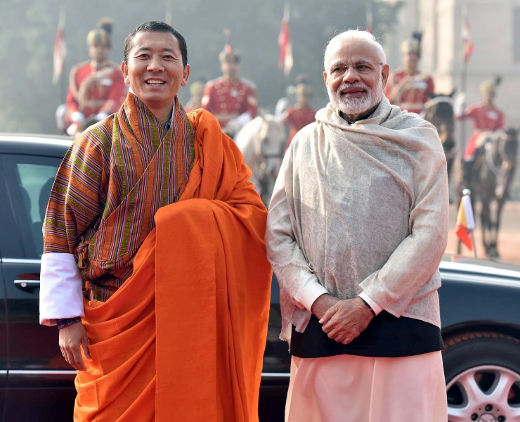 Prime Minister Narendra Modi meets Prime Minister of Bhutan Dr. Lotay Tshering
