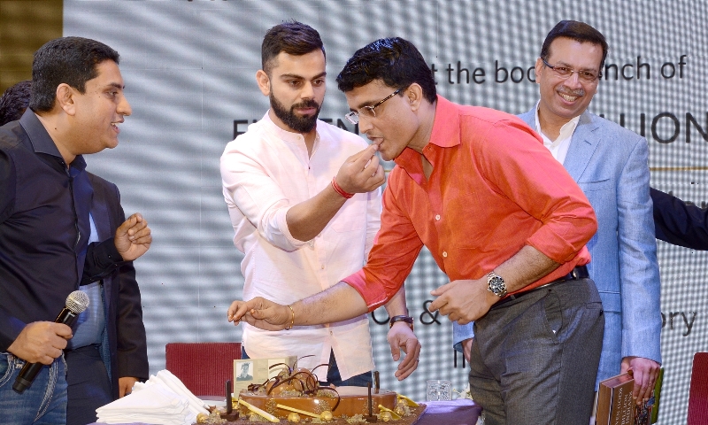 Virat Kohli, Sourav Ganguly interact, share moments in Kolkata