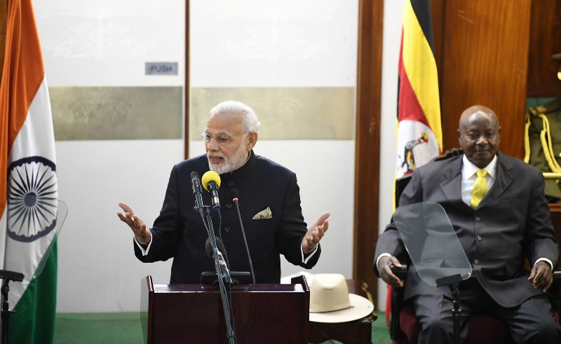  Narendra Modii in Uganda 