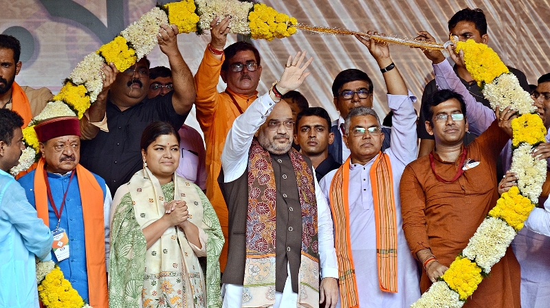 Amit Shah attacks Mamata in Kolkata Rally