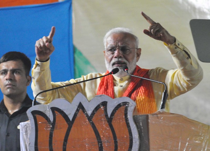 PM Modi addresses election rally in Kolkata