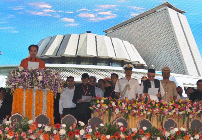 Uddhav Thackeray takes oath as Maharashtra CM, Mukesh and Neeta Amabani attend