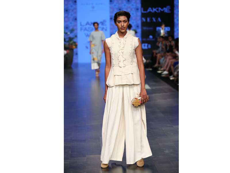 Designer Varun Bahl showcases his collection on LFW Day 1