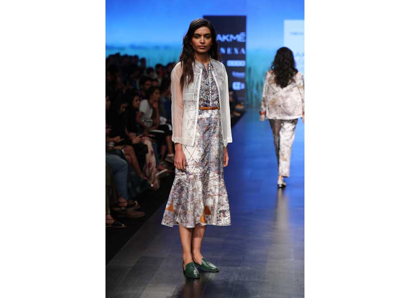 LFW: Sneha Arora showcases her collection on first day