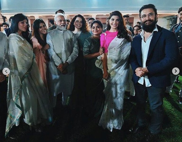 Modi's evening date with Bollywood celebrities