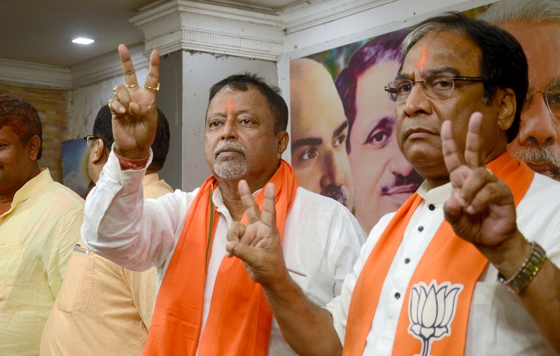 BJP celebrates victory in Kolkata