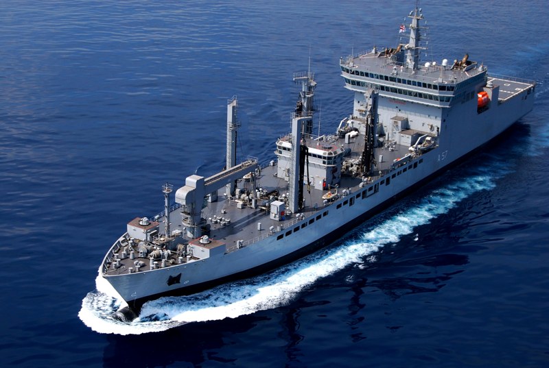 India Naval Ship Kolkata leaves for Qingdao