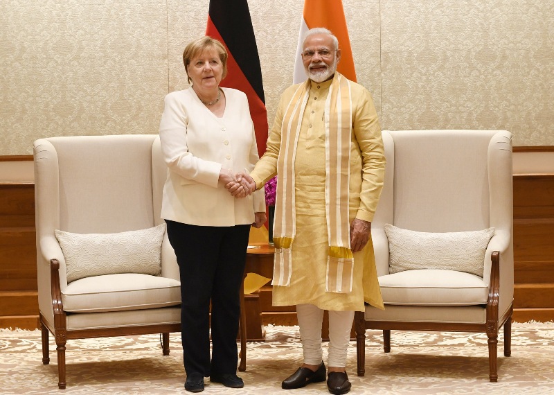 Angela Merkel visits India