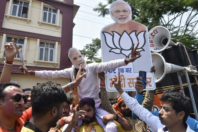 Lok Sabha Elections: Counting of votes progress in India on May 23