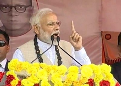 Modi attacks Mamata at Thakurnagar rally in Bengal over 'democracy', 'syndicate raj'