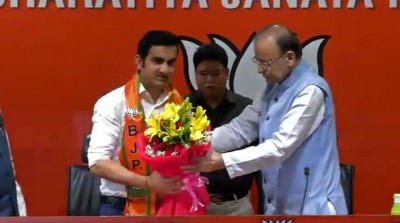 Former cricketer Gautam Gambhir joins BJP ahead of General Elections