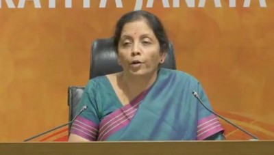 Defence Minister Nirmala Sitharaman attacks Congress manifesto