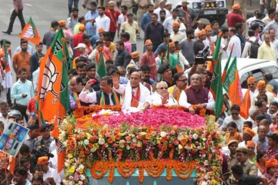 Rajnath Singh files nomination from Uttar Pradesh's Lucknow