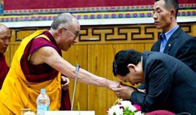 Ex- CM PK Chamling thanks the Dalai Lama for appreciating progress by him in Sikkim