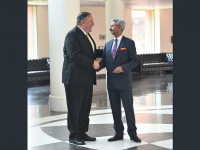 Mike Pompeo meets S Jaishankar, says US-India partnership has already started to reach new heights 