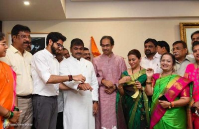 Senior NCP leader Sachin Ahir joins Shiv Sena