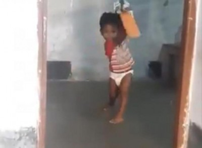 Michael Vaughan shares video of minor boy in diapers playing a perfect cricket shot