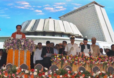 Uddhav Thackeray takes oath as Maharashtra CM, Mukesh and Neeta Amabani attend