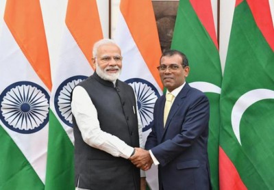 Prime Minister Narendra Modi meets Speaker of Peopleâ€™s Majlis of Maldives Mohamed Nasheed
