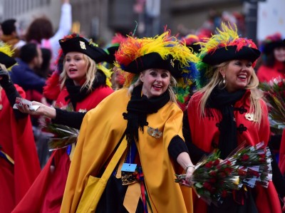 Rose Monday carnival parade in Germany