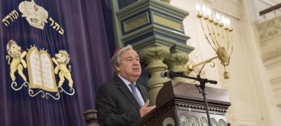 German synagogue shooting â€˜another tragic demonstration of anti-Semitismâ€™: UN chief