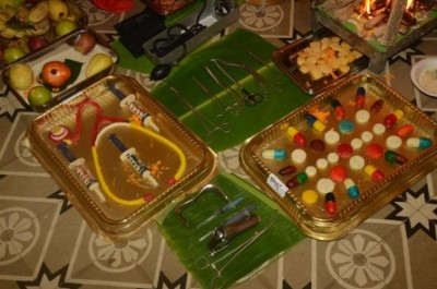 With sweets for puja shaped like tablets and capsules, Digital Googly observes Doctors' Day