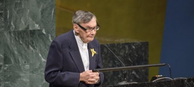 â€˜Humiliation was the worstâ€™; Holocaust survivor at UN, asks world to act with â€˜empathy and compassionâ€™