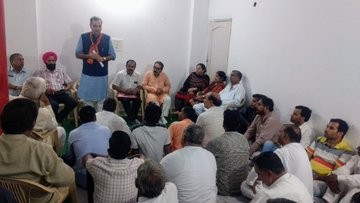 Karnal: BJP Chandigarh workers hold campaigns in 5 constituencies