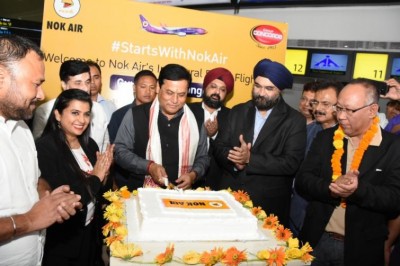 Assam CM flags off Guwahati-Bangkok direct flight