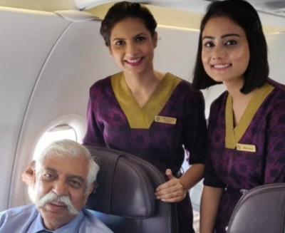 Vistara airline flayed for posting and then deleting image of Kargil war hero GD Bakshi