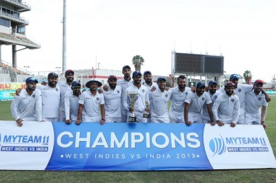 India defeat West Indies in second Test to clinch series 2-0