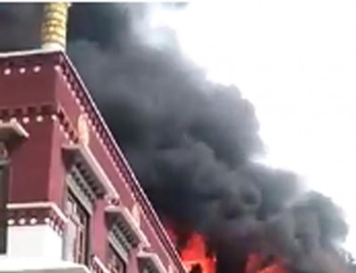 Kullu: Fire breaks out in Dhakpo Shedrupling Monastery 
