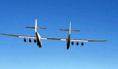 'World's largest plane' lifts off for first time